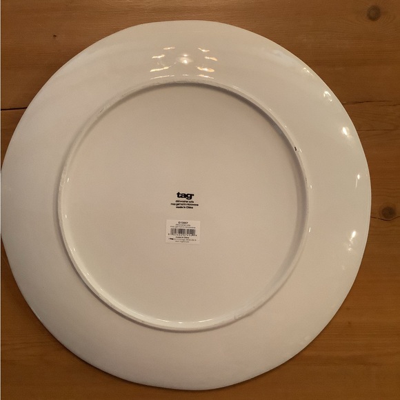 Tag Large Round Spring Floral & Honey Bee Serving Platter Plate - Picture 4 of 5